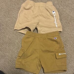 Champion Kids Beige and Brown Shorts